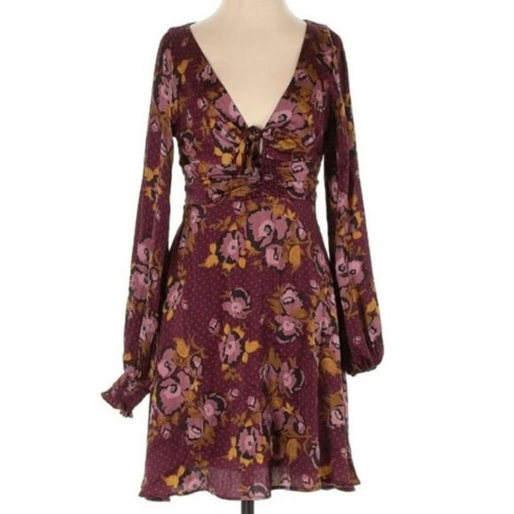 Free People Morning Light Long Sleeve Dress - Picture 1 of 9